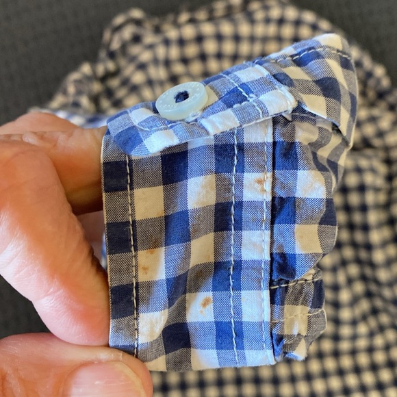 Baby Boden Long Sleeve Button Down Boys Shirt size 12-18 months - Picture 7 of 7